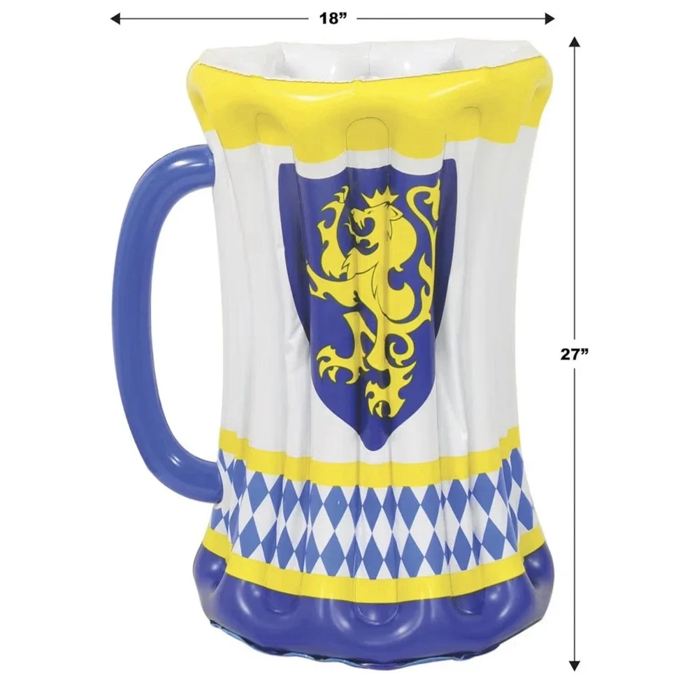Inflatable Oktoberfest Beer Stein Cooler Oktoberfest Party Supplies‎ Decorations